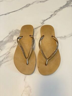 Havaianas Slim Gold Size US 7/8